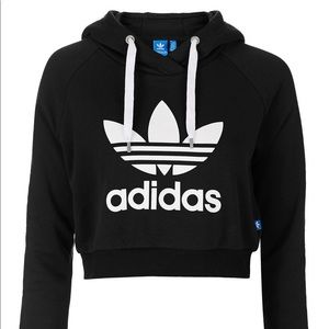 ADIDA ORIGINALS CROPPED HOODIE